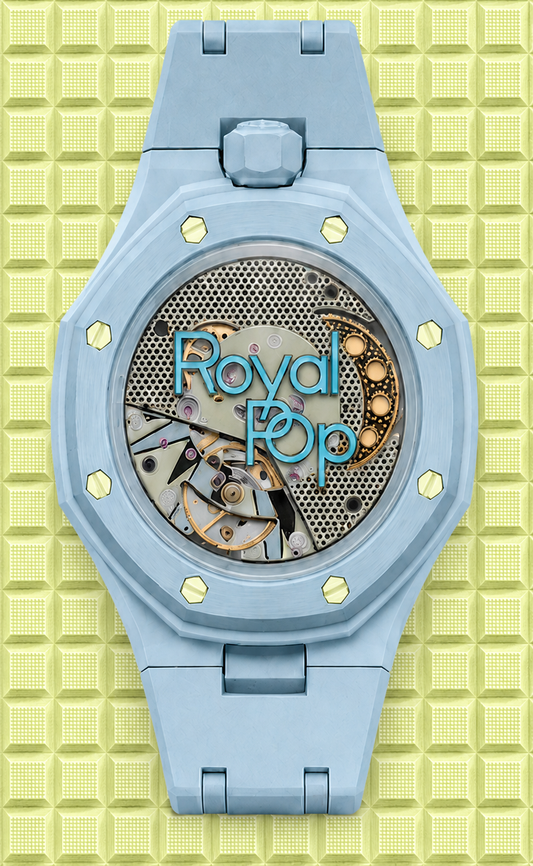 POP STRAPS BLEU TURQUOISE - COMPATIBLE BLAUE ACHT